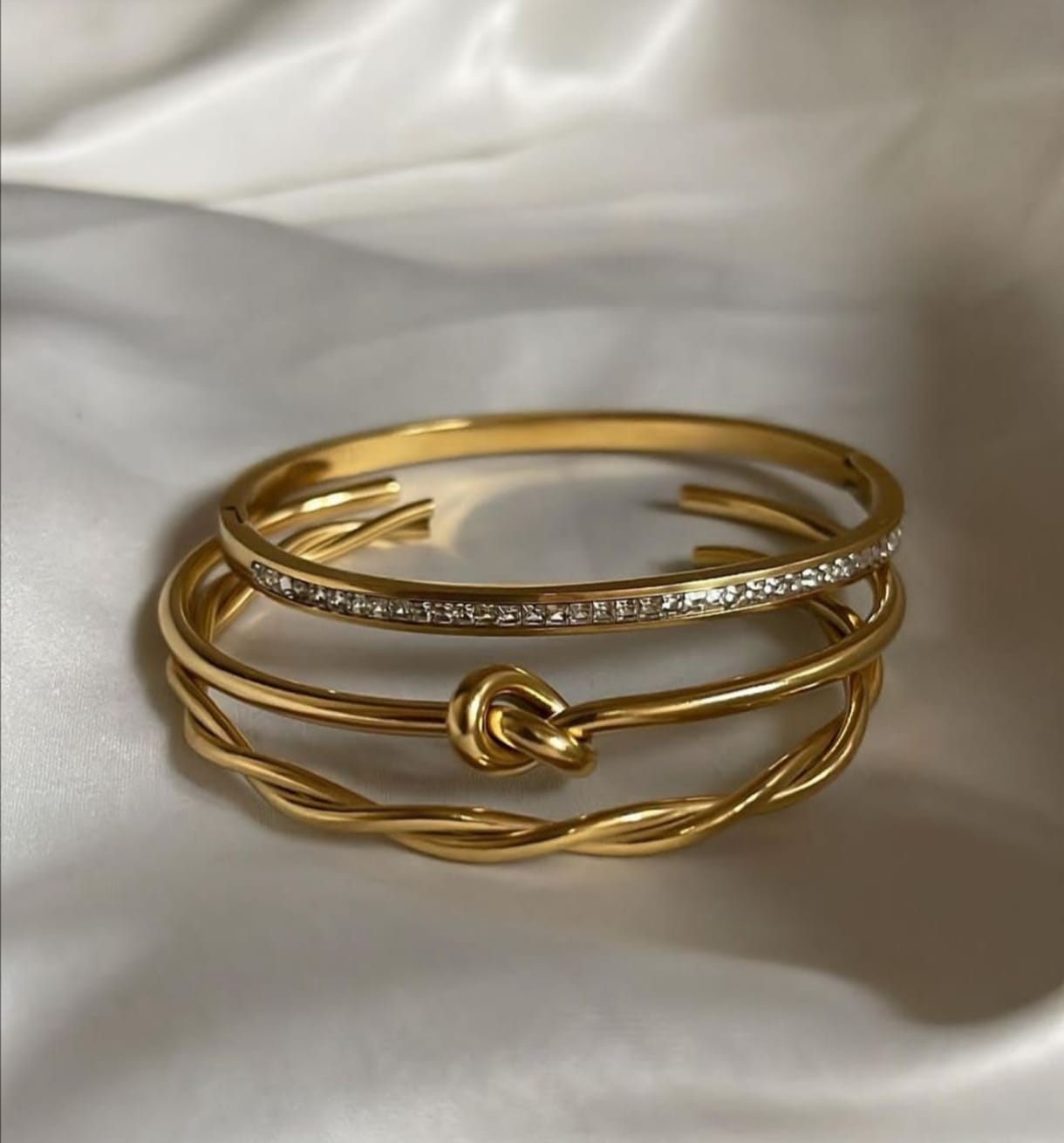 Aurelia Twist Crystal Kada